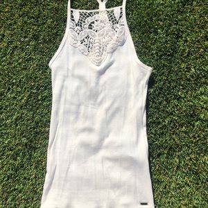 Hollister Racerback Lace Tank